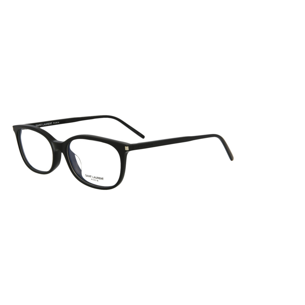 Saint Laurent Square-Frame Acetate Optical Frames Black Black Transparent Womens - Picture 2 of 4